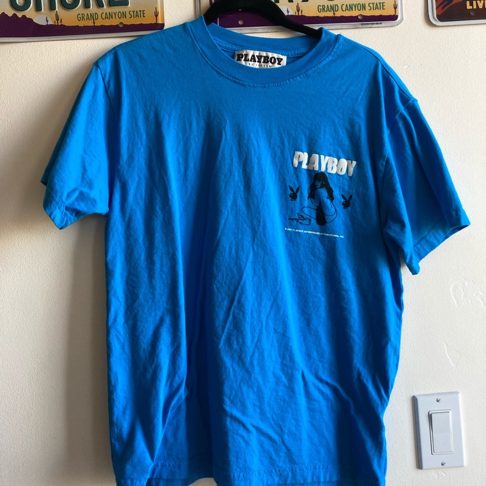 Playboy x Pacsun Blue Shirt